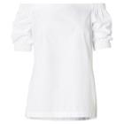 Ralph Lauren Lauren Petite Cotton Off-the-shoulder Top White
