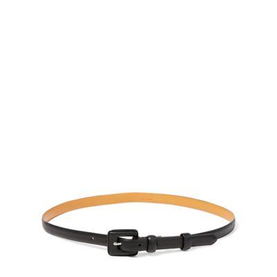 Ralph Lauren Square-buckle Leather Belt Black