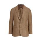 Ralph Lauren Morgan Linen-silk Sport Coat Brown And Tan