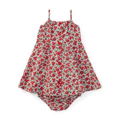 Ralph Lauren Floral Cotton-linen Dress Sconset Floral 12m