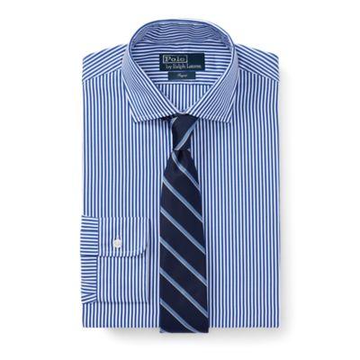 Ralph Lauren Custom Fit Striped Shirt Royal/white