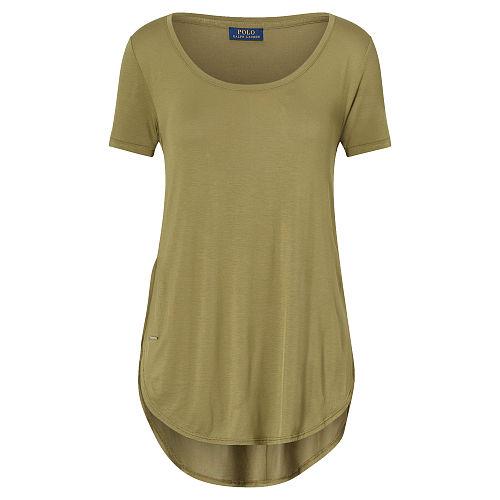 Polo Ralph Lauren Scoopneck Jersey Tee Basic Olive