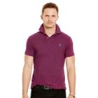 Polo Ralph Lauren Custom-fit Mesh Polo Shirt New Cranberry Heather
