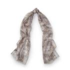 Ralph Lauren Leah Bridle-print Wool Scarf Sterling Grey