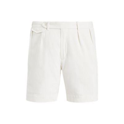 Ralph Lauren Classic Fit Pleated Short Deckwash White