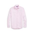 Ralph Lauren Cotton Dobby Dress Shirt Pink And White