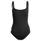 Ralph Lauren Scoopback One-piece Swimsuit Black