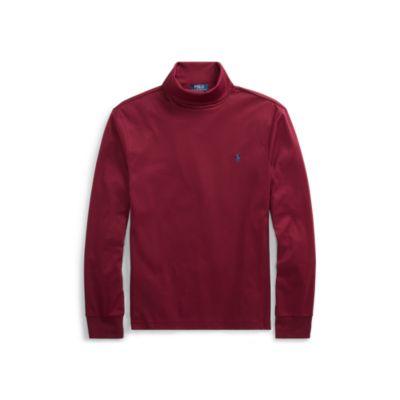 Ralph Lauren Soft-touch Cotton Turtleneck Classic Wine
