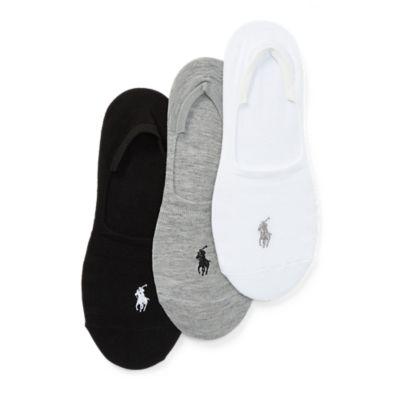 Ralph Lauren Flat Knit Sneaker Liner 3-pack Whast