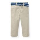 Ralph Lauren Belted Stretch Cotton Chino Classic Stone 9m