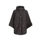 Ralph Lauren Poncho Hooded Jacket Dark Gents Heather
