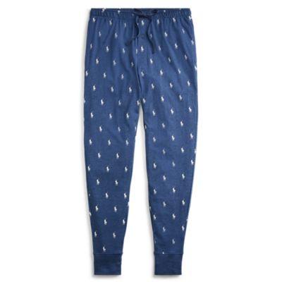 Ralph Lauren Allover Pony Cotton Jogger Shale Blue Heather