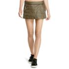 Polo Ralph Lauren Reversible Wrap Skirt Olive Bronze/polo Black