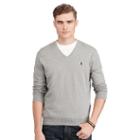 Polo Ralph Lauren Cotton-cashmere Sweater Fawn Grey Heather