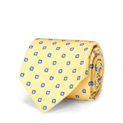 Ralph Lauren Silk Twill Narrow Tie Yellow