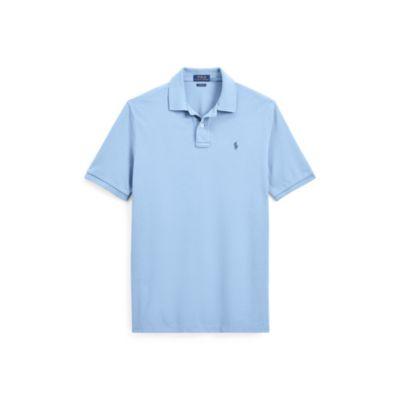 Ralph Lauren Classic Fit Mesh Polo Shirt New Harbor Blue