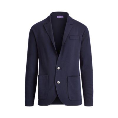 Ralph Lauren Slim Fit Merino Wool Blazer Classic Chairman Navy