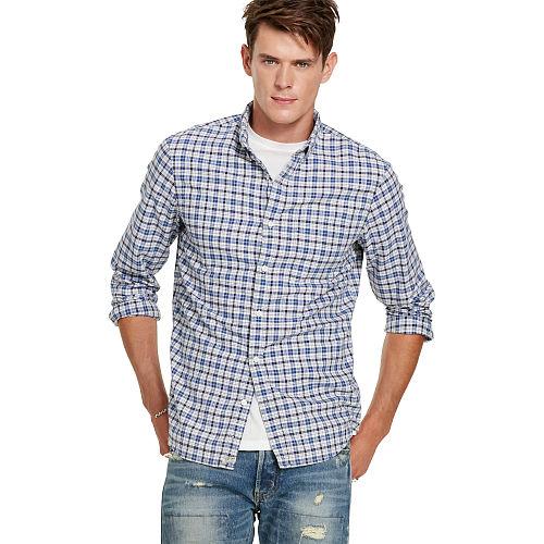 Ralph Lauren Denim & Supply Plaid Cotton Oxford Shirt Micah Plaid