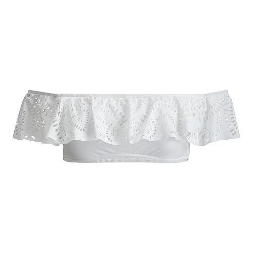 Polo Ralph Lauren Laser-cut Off-the-shoulder Top White