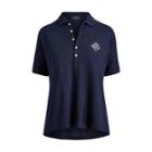 Ralph Lauren Poncho Mesh Polo Shirt Navy