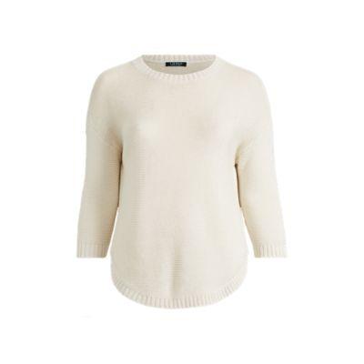 Ralph Lauren Ribbed Crewneck Sweater Mascarpone Cream