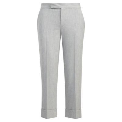 Ralph Lauren Cropped Straight Pant Sterling Grey Heather