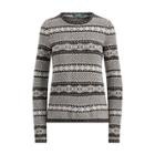 Ralph Lauren Fair Isle Wool Sweater Polo Black Multi