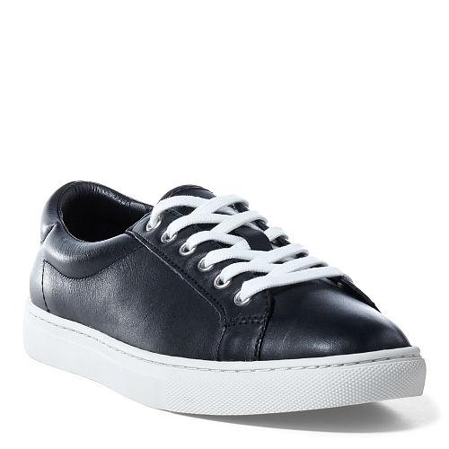 Polo Ralph Lauren Drew Nappa Leather Sneaker Black