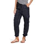 Ralph Lauren Denim & Supply Satin Cargo Jogger Carbon Blue