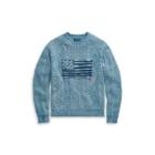 Ralph Lauren Indigo Flag Cotton Sweater Real Indigo Flag