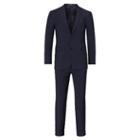 Polo Ralph Lauren Connery Striped Wool Suit Dark Navy And Light Grey