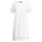Ralph Lauren Lauren Mesh-insert Short-sleeve Dress White