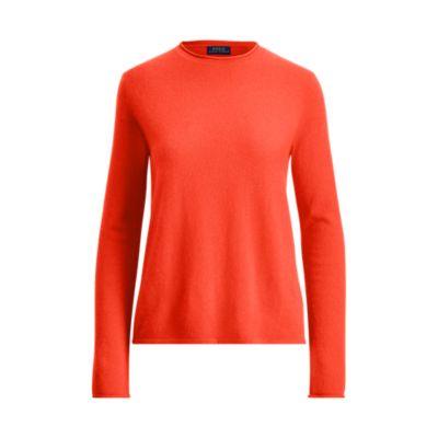Ralph Lauren Cashmere Rollneck Sweater Tomato