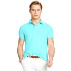 Polo Ralph Lauren Custom-fit Mesh Polo Shirt French Turquoise