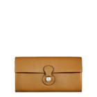 Ralph Lauren Soft Ricky Continental Wallet Rl Gold