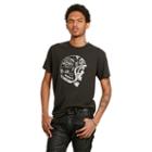 Ralph Lauren Denim & Supply Cotton Jersey Graphic Tee Faded Blk Cnvs Ds