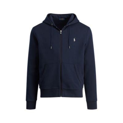 Ralph Lauren Double-knit Full-zip Hoodie Aviator Navy 2x Big