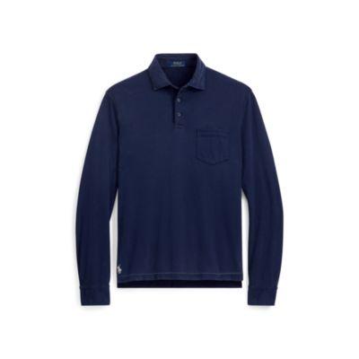 Ralph Lauren Hampton Cotton Jersey Shirt French Navy