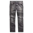Ralph Lauren Sullivan Slim Stretch Jean Black Stretch Repaired