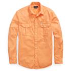 Polo Ralph Lauren Standard Fit Beach Twill Shirt Capri Orange