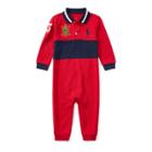 Ralph Lauren Cotton Mesh Polo Coverall Signal Red 3m
