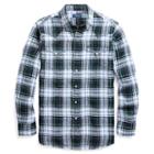 Polo Ralph Lauren Standard Fit Linen Shirt Green/navy Multi