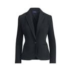 Ralph Lauren Peplum Jacquard Jacket Polo Black