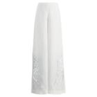 Ralph Lauren Daria Linen Wide-leg Pant Off White