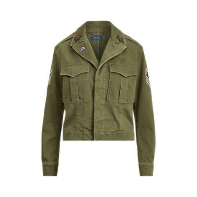 Ralph Lauren Cotton Field Jacket Green