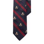 Polo Ralph Lauren Lion Silk Repp Narrow Club Tie Navy/red
