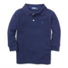 Ralph Lauren Cotton Long-sleeve Polo Navy 18m