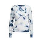 Ralph Lauren Tie-dye Cable-knit Sweater Blue Tie Dye
