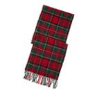 Polo Ralph Lauren Tartan Wool Scarf Red Stewart