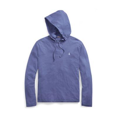 Ralph Lauren Cotton Jersey Hooded T-shirt Haven Blue 4xl Tall